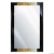 Lustro Attika Gold - w czarno-złotej ramie glamour. GieraDesign