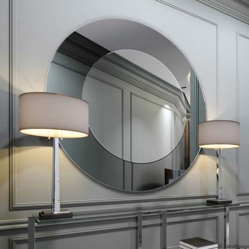 Modern Line - lustro grafitowe w przedpokoju. GieraDesign