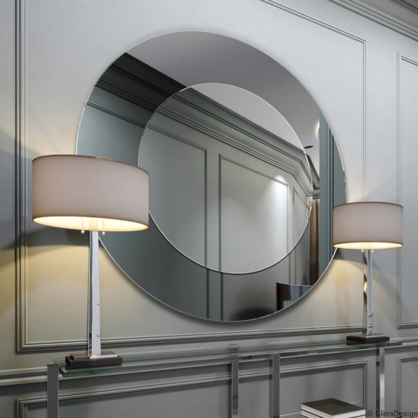 Lustro Modern Line grafitowe dekoracyjne  od GieraDesign.
