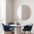 Lustro Modern Line  Opti White nowoczesne okrągłe od GieraDesign