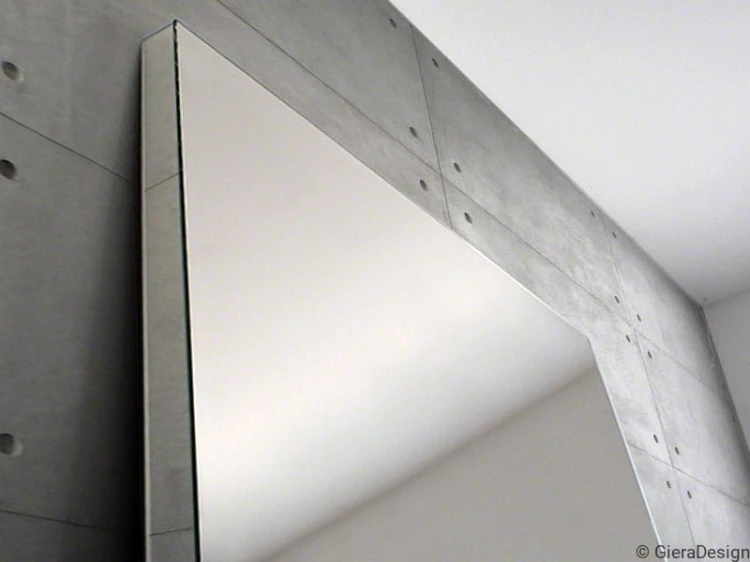 Stojące lustro Silver Block, boki lustrzane, GieraDesign