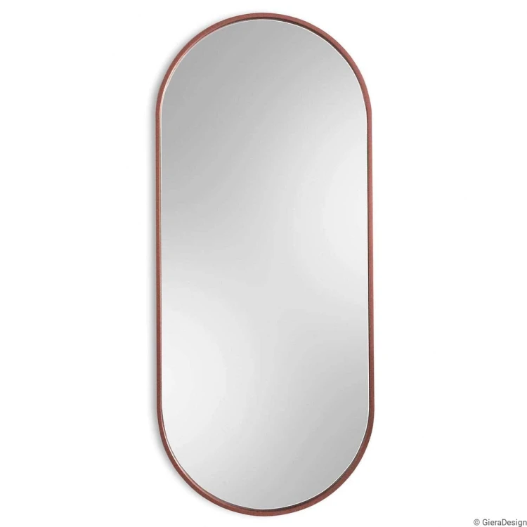 Lustro Ambient Slim – miedziana rama. GieraDesign