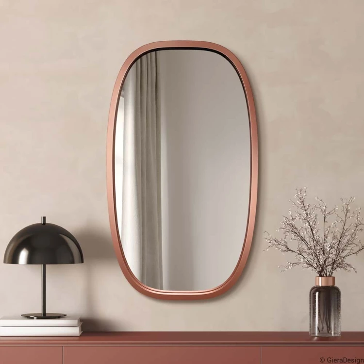 Lustro Dolio miedziane. GieraDesign
