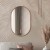 Lustro Ambient miedź – owalne do łazienki. GieraDesign