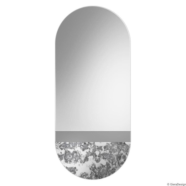 Lustro Fusion Corrosi – owalne dekoracyjne. GieraDesign