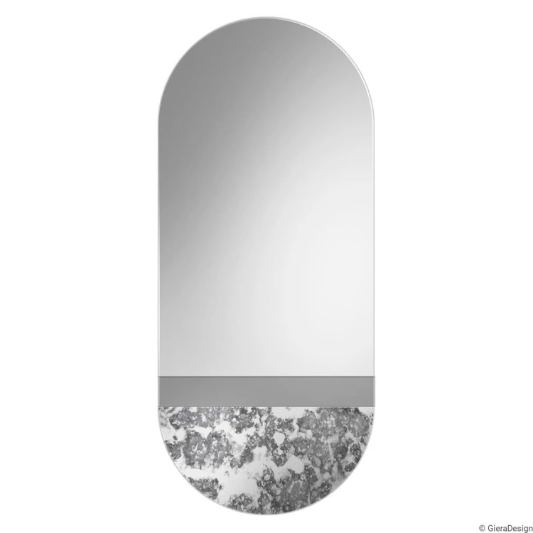 Lustro Fusion Corrosi – owalne dekoracyjne. GieraDesign