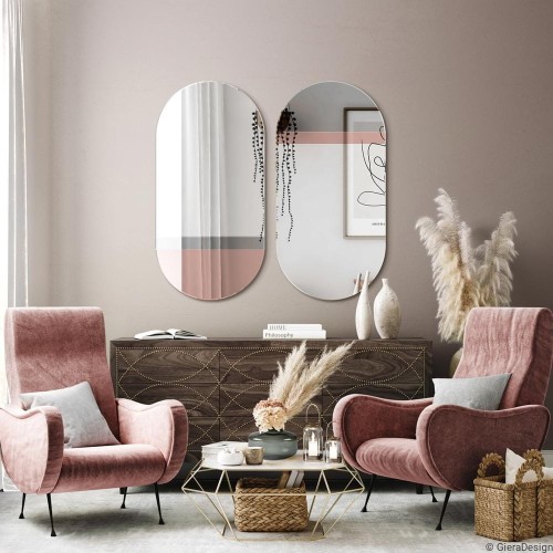 Lustro Fusion miedziane. GieraDesign