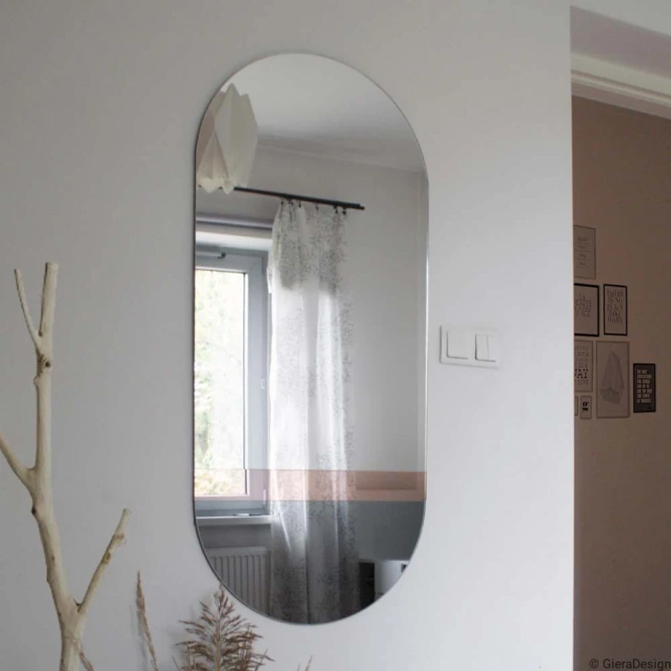 Lustro Fusion grafitowe. GieraDesign