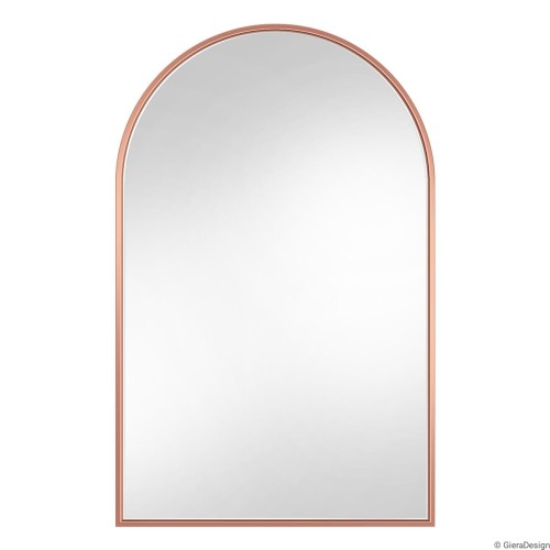 Lustro Portal miedziane z łukiem. GieraDesign