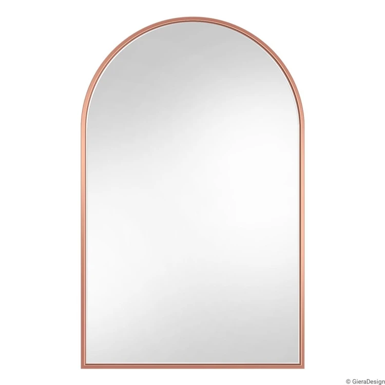 Lustro Portal miedziane z łukiem. GieraDesign