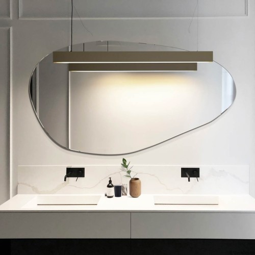 Lustro Plama no. 1 o organicznym kształcie  GieraDesign