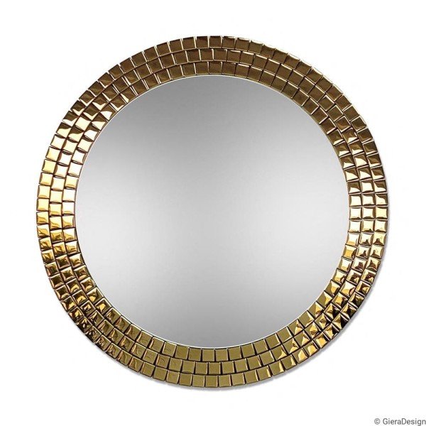 Lustro w złotej ramie Aurora Gold, GieraDesign