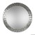 Aurora Silver - lustro w srebrnej ramie. GieraDesign