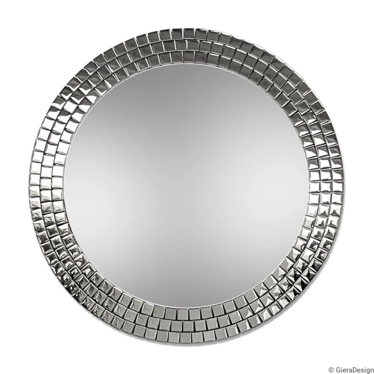 Aurora Silver - lustro w srebrnej ramie. GieraDesign