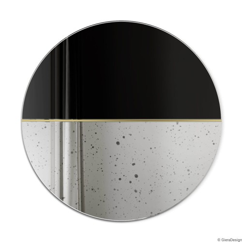 Lustro Demi Vintage - czarne. GieraDesign
