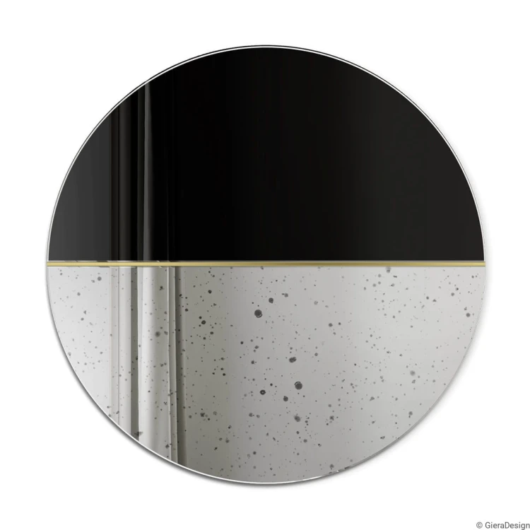 Lustro Demi Vintage - czarne. GieraDesign