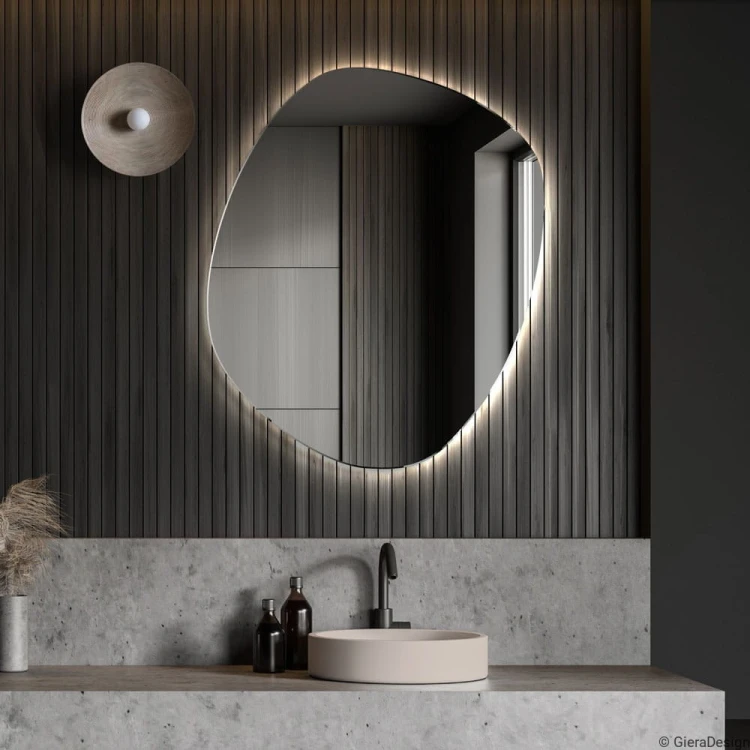 Lustro Roco podświetlane. GieraDesign