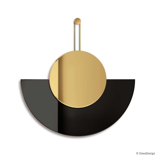 Lustro Sign Inco złoto czarne  — GieraDesign