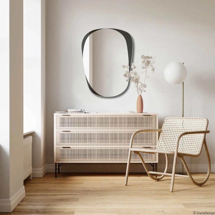 Nowoczesne lustro Isle, idealna dekoracja do każdego wnętrza — GieraDesign