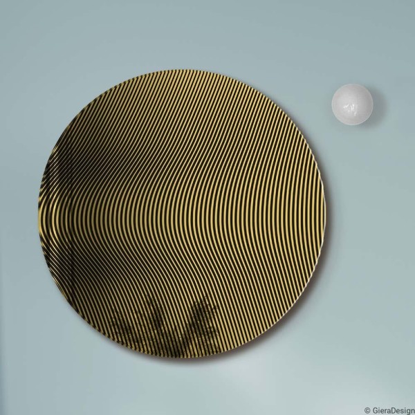 Lustro Venus z kolekcji Cosmic, fi 50 cm,  GieraDesign