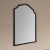 Lustro Grand Porto czarne w ponadczasowe ramie z falą w stylu vintage. GieraDesign