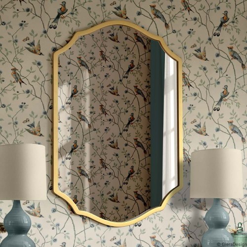 Lustro Grand Amis - złote. GieraDesign