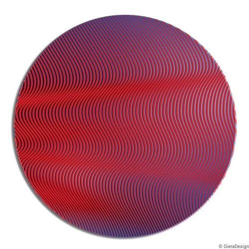 Lustro Mars z kolekcji Cosmic, średnica fi 50 cm