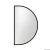 Lustro Portal Wide czarne od GieraDesign