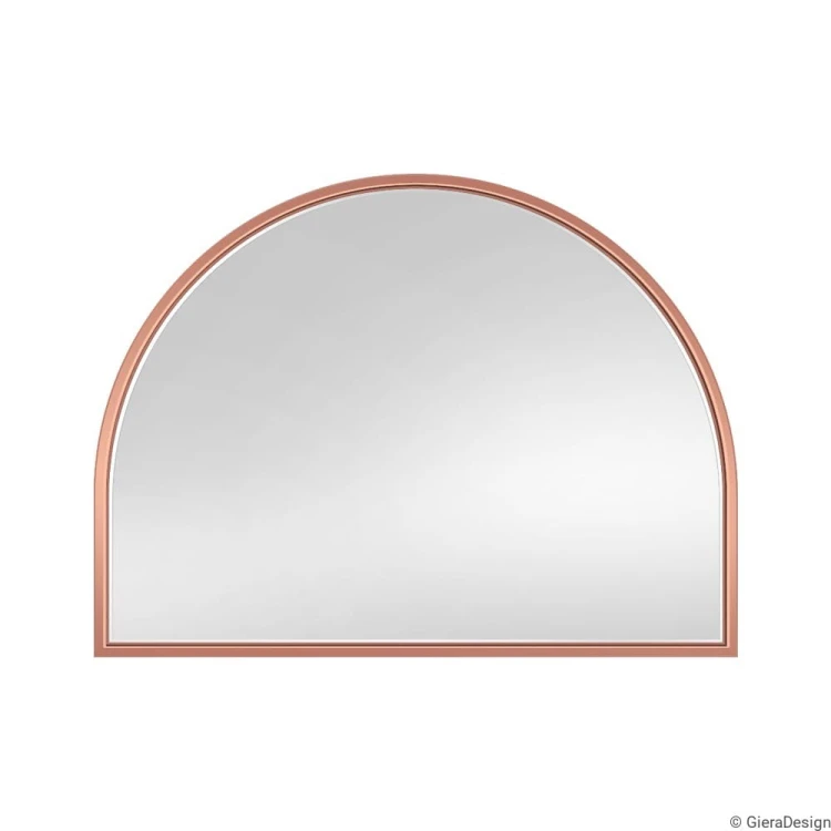 Lustro Portal Wide- półokrągłe, miedziane — GieraDesign