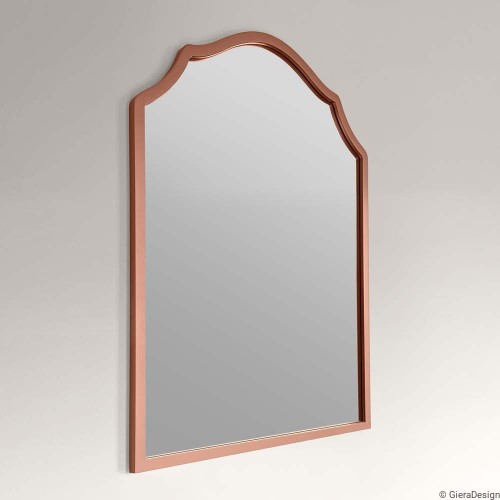 Lustro w stylowej ramie Grand Porto miedziane. GieraDesign