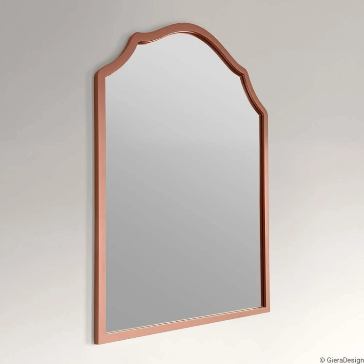 Lustro w stylowej ramie Grand Porto miedziane. GieraDesign