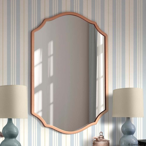 Lustro Grand Amis miedziane. GieraDesign