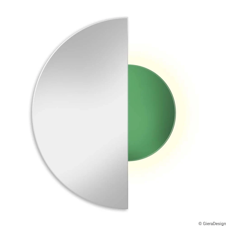 Lustro Luna zielone I GieraDesign