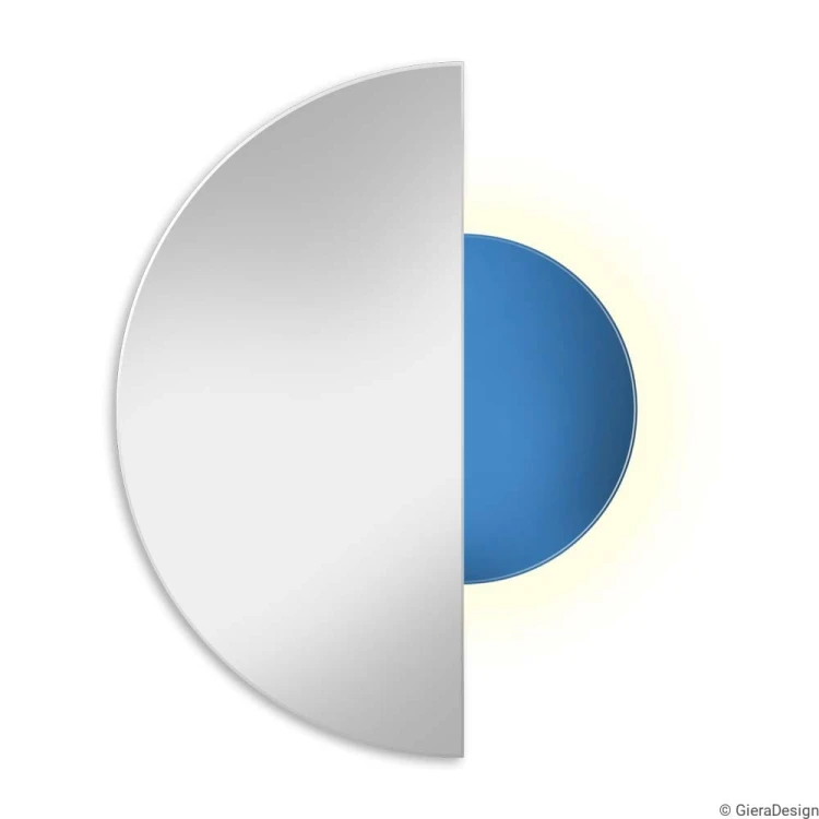 Lustro Luna niebieskie I GieraDesign