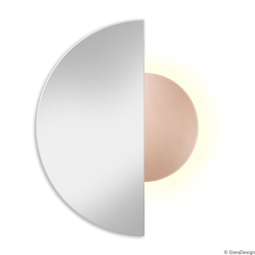 Lustro Luna miedziane I GieraDesign