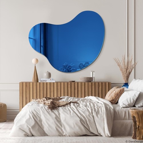 Lustro Plama no.5 niebieskie I GieraDesign