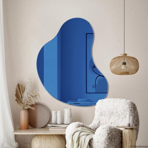 Lustro Plama No.5 niebieskie I GieraDesign