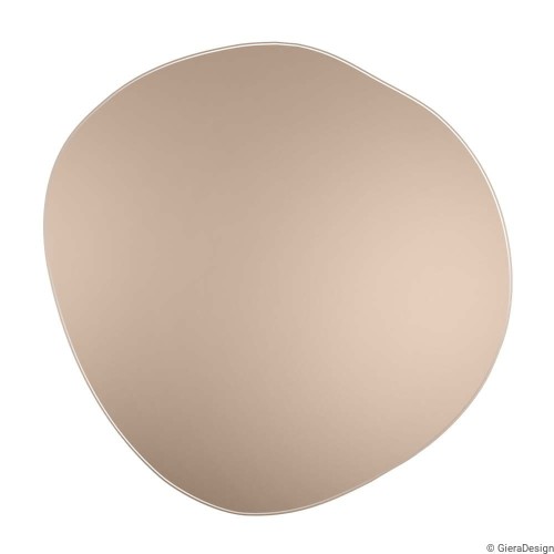 Lustro Lapis - brązowe nieregularne. GieraDesign.