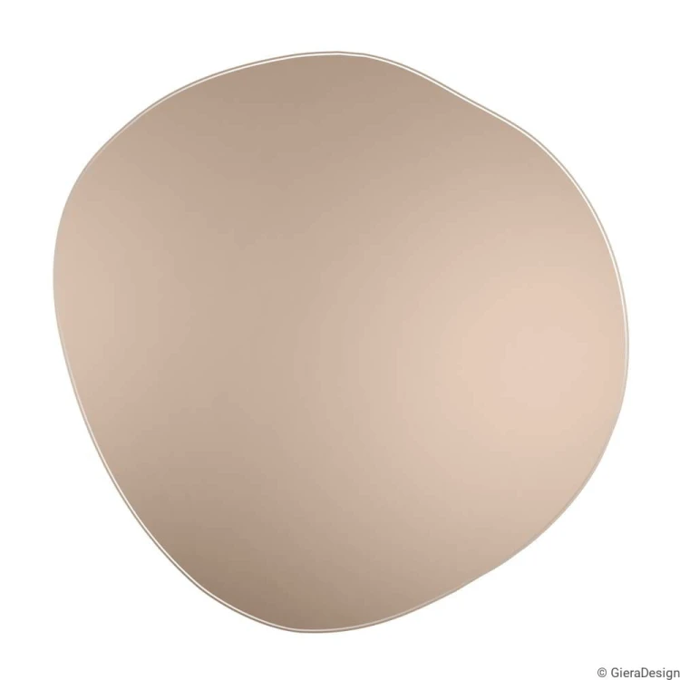 Lustro Lapis - brązowe nieregularne. GieraDesign.