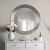 Okrągłe lustro Aurora Silver. GieraDesign