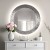 Lustro Aurora Silver podświetlane. GieraDesign