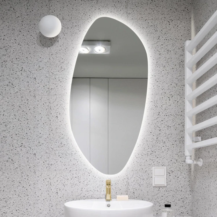 Lustro Roco Elong podświetlane nieregularne. GieraDesign