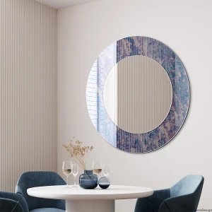 Lustro w postarzanej ramie Modern Line Antique