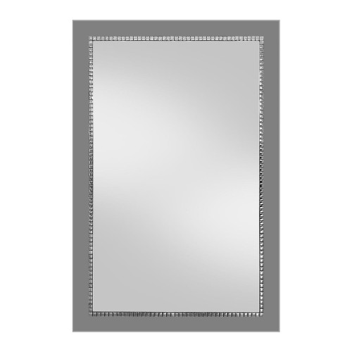 Prostokątne lustro Bracelet SQ - grafitowe. GieraDesign