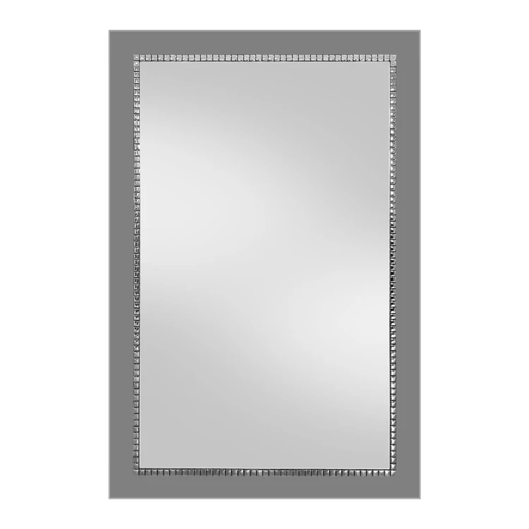 Prostokątne lustro Bracelet SQ - grafitowe. GieraDesign