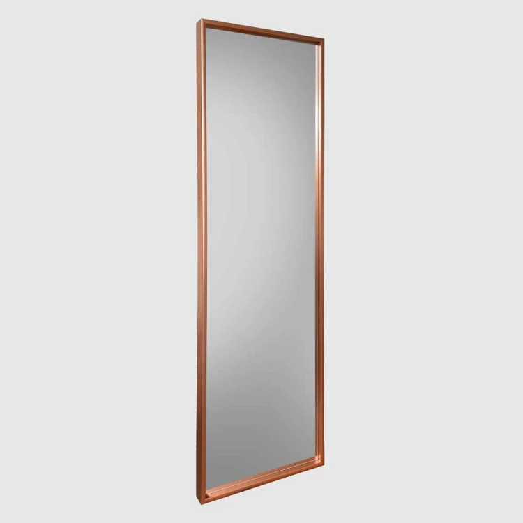 Lustro prostokątne miedziane Verte od GieraDesign