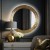 Lustro Aurora Gold podświetlane. GieraDesign