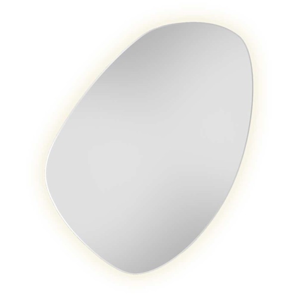 Lustro Eggi podświetlane w nieregularnym kształcie, GieraDesign.