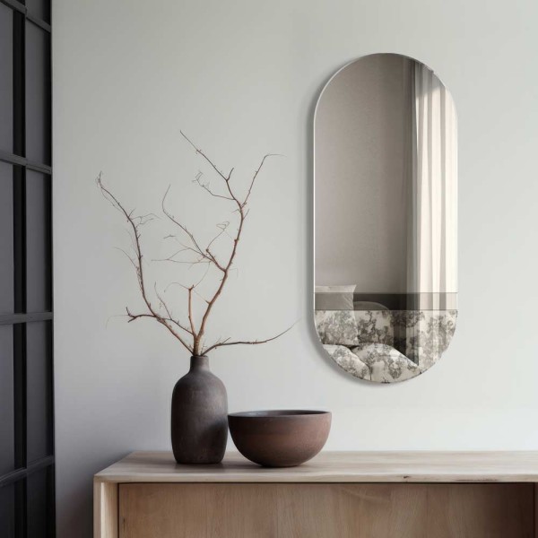 Lustro Fusion Corrosi – owalne dekoracyjne. GieraDesign