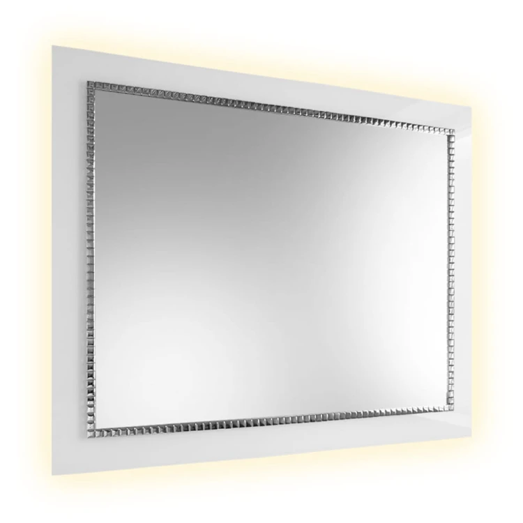 Lustro Bracelet SQ białe podświetlane. GieraDesign